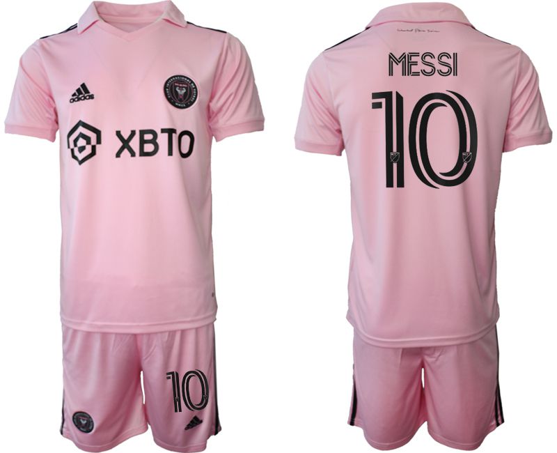 Men 2023-2024 Club Inter Miami CF home pink #10 Soccer Jersey->inter milan jersey->Soccer Club Jersey